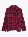 Vero Moda Nora Flannel Nightwear Shirt XMAS Rød XXL