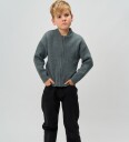 The New Cardigan - Strikk - TnRolland - Blue Melange - The New - 9-10 år (134-140) - Cardigan Armygrønn Blå Grå