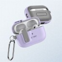 Tech Protect Slim Hook Case with Carabiner for Apple AirPods Pro 1/2 Purple