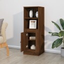 vidaXL Highboard brun eik 36x35,5x103,5 cm konstruert tre