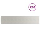 vidaXL Plenkanter 10 stk 20x103 cm rustfritt stål