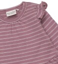 Minymo Kjole   Rib   Grapeshake/Sølv Stripet   Minymo   68   Kjole Lilla Rosa   62