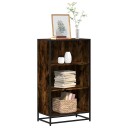 Bokhylle røkt eik 60x35x107,5 cm konstruert tre