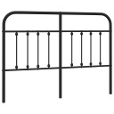  Utskiftbar sengegavl i metall svart 140 cm