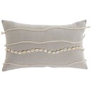 Pute Home ESPRIT Hvit Beige Boho 50 x 30 cm