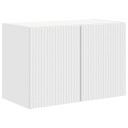  TV Veggskap Veggmontert Hvit 59,5 x 31 x 40 cm Konstruert tre