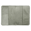 DARK Velvet Quilted Passport Cover Milieu Green