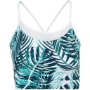 Athlecia Amouer Medium Support Sports BH Dame Hvit/Turkis S