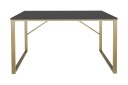 Vinresk Skrivebord 60x74x120 cm   Gull/Antrasitt