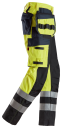 Snickers Workwear 6265 Arbeidsbukse varsel, gul/marineblå 104, Klær