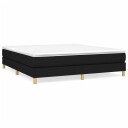  Boxspring sengeramme boksfjær svart 180x200 cm Super King stoff