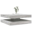  Salongbord 360-graders roterbart grå sonoma 90x90x34,5 cm 8721158573391