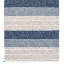 Plast  og garntepper   Horredsmattan Myra mix blå Størrelse: 70 x 220 cm