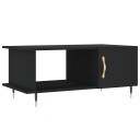 vidaXL Salongbord svart 90x50x40 cm konstruert tre