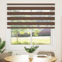  Sebragardin brun 140x100 cm stoff bredde 135,9 polyester