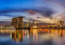 Marina Bay Twilight Glow Plakat / 40x50