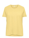 ONLY Carmakoma Carmoster S/S Fold Up Top Jrs Noos   Yellow   54