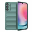 INCOVER Samsung Galaxy A24 Fleksibelt Plastdeksel - Grønn
