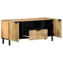  TV benk brun 105x33x46 cm heltre mango