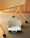 Pedestal Moon Rollin" Tv Stand Apricot