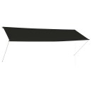 vidaXL Uttrekkbar markise 350x150 cm antrasitt