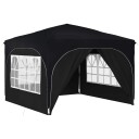  Pop up Festtelt 290 x 290 x 245 cm Antrasitt
