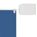 vidaXL Vertikal markise blå 60x420 cm oxford stoff