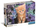 Clementoni Puslespill 500 Brikker Ginger Cat