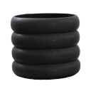 DBKD Mud krukke svart Medium, Ø 14 cm