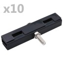  U-mattekobling hage 10 sett antrasitt 144495
