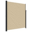  Uttrekkbar sidemarkise beige 220x600 cm 4004570