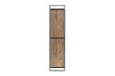 Collinner garderobeskap 52x64 med speil 4 skap - Natur