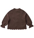 Hust and Claire Cardigan   HCCharlotte Flowerbloom   Toffee Mela   Hust and Claire   4 år (104)   Cardigan   Brun