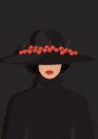 Elegant Cherry Woman Plakat / 30x40