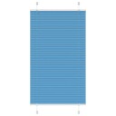  plisségardin blå 75x100 cm Stoff Bredde 74,4 Polyester