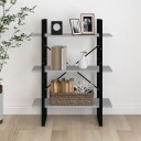 vidaXL Bokhylle gr? sonoma 80x30x105 cm konstruert tre