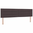  Hodegavl Linjes design Mørk brun 180 cm Stoff