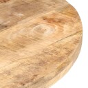 vidaXL Spisebord 80 cm grovt mangotre