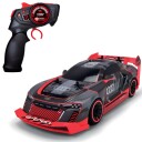 Dickie Toys Audi S1 E-Tron Quattro 1:16 Radiostyrt Driftbil 4WD Grå/Rød