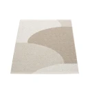 Pappelina Hill teppe Dark Linen/Linen/Fossil Grey 70 x 90cm
