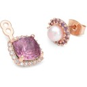 Lily and Rose Colette earrings  Amethyst pink