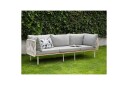 3 sitssoffa Beliani Senise Grey\|\|White\|\|Light wood  
