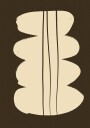 Curved Lines Harmony Plakat Plakat / 40x50cm