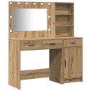  Sminkebord med dør 2 pcs Brun 78.5 x 41 x 135 cm Konstruert tre