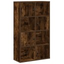 Bokhylle røkt eik 60x24x101,5 cm konstruert tre