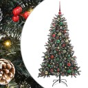  Kunstig juletre grønn 83,5 x 83,5 x 150 cm PVC og plast og stål