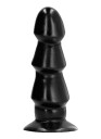 All Black: Beaded Plug, 17 cm