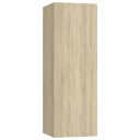 vidaXL TV-benker 2 stk sonoma eik 30,5x30x90 cm sponplate