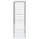 Gabionkurv med deksel 300x50x150 cm galvanisert jern
