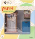 Pippi Langstrømpe Dukkemøbler Soverom 3 Deler
